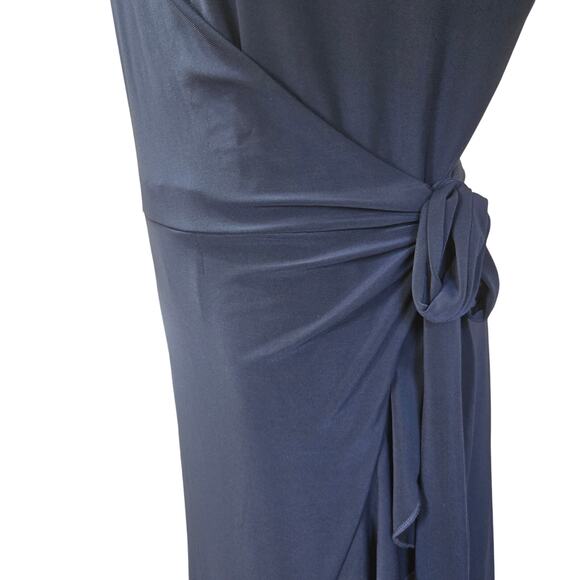 Kiyonna Feminine Romantic Ruffle Whimsy Wrap Midi Dress 2X Wedding Guest Event - Picture 5 of 12